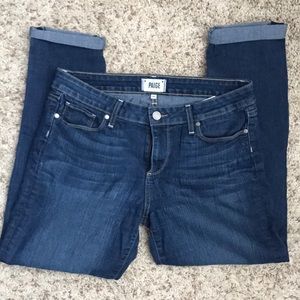 Paige jeans size 32. Kylie crop style.